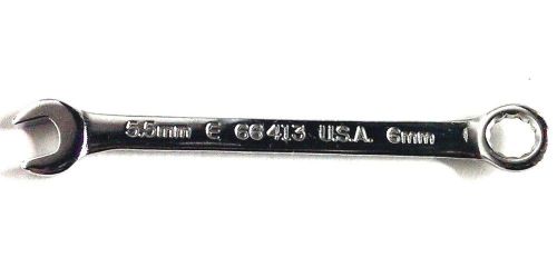 S-k tools combination wrench open 5.5mm box 6mm 12pt 66413 *made in the usa* for sale