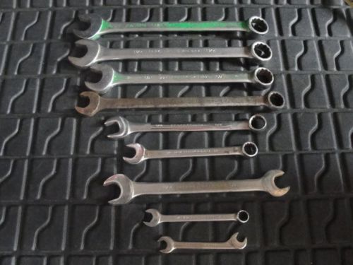 Proto tools 8 pieces sae standard combination wrenches mixed - made in usa! for sale