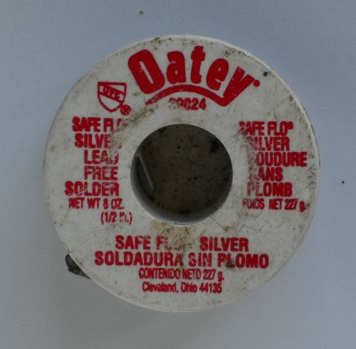 OATEY 29024 Safe Flo Silver Lead Free Solder (8.2 oz)