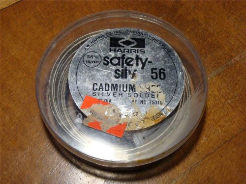 Harris safety silv 56% silver solder 5 troy ounces for sale