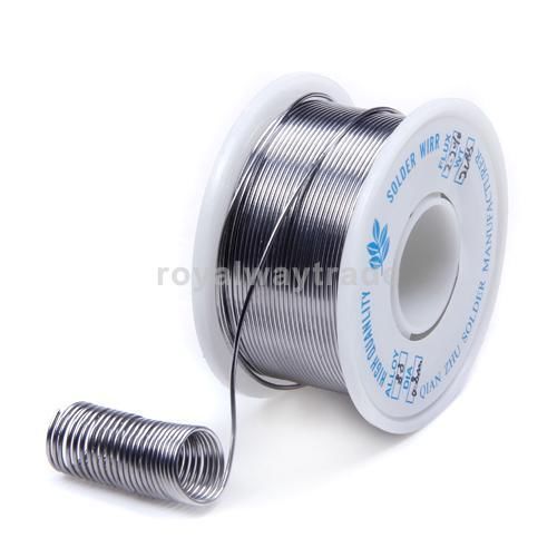 2 Roll of 0.8mm Tin Lead Solder Soldering Wire Rosin Core