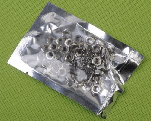 50pcs m4 nuts ?4mm screw nut hexagon nut match copper cylinder for robots for sale
