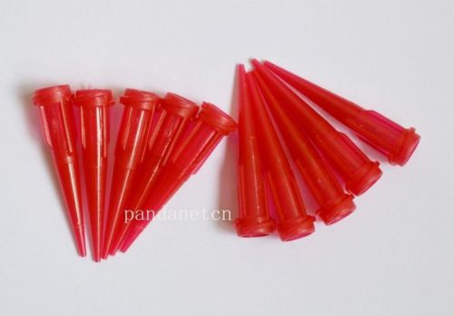 TT Blunt dispensing needles plastic tapered tips 150 pcs 25Ga Red