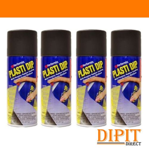 Performix Plasti Dip Anthracite Grey 4 Pack Rubber Dip Spray 11oz Aerosol Cans