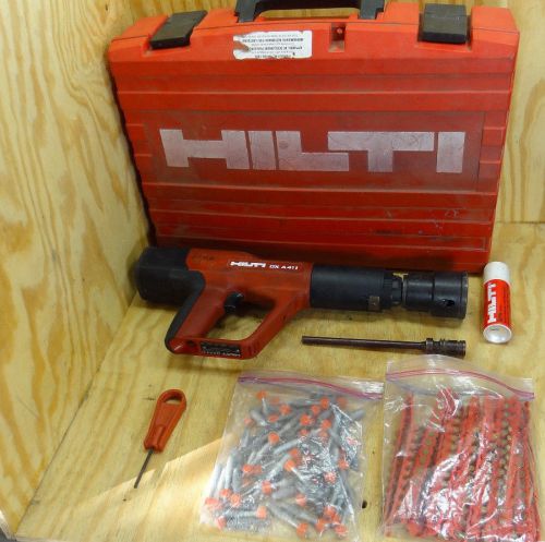HILTI DX-A41 Cal.27 Automatic Powder Actuated Nail Gun W/ Nails and Piston