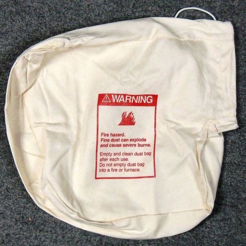 Dust bag for edgers, old drawstring style 50952a 60720a clarke, hiretech, etc. for sale