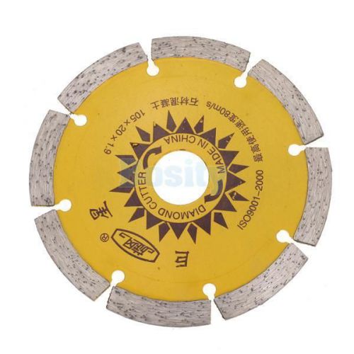 4.2&#034; inch Diamond Segmented Circular Saw Blade 14300 RPM Wet Cut Marble Brick