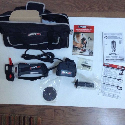 Rotozip rz2000  120-volt variable speed spiral saw kit/w bag for sale