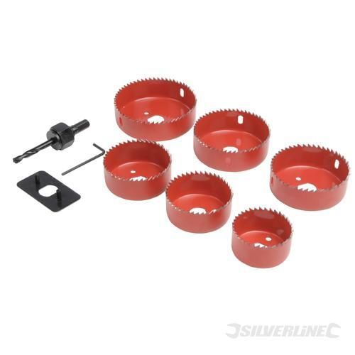 Down Light Installers Kit 9pce Holesaws  50, 60, 65, 72, 75 and 86mm  595745