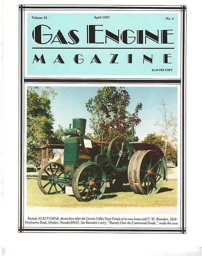 Gleason Bailey &amp; Sciple, Rumsey Engine, Rumely tractor