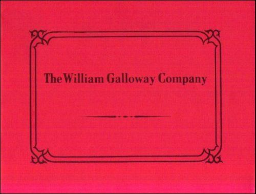 1909 Galloway engines catalog NEW reprint