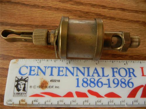 Nice Complete ORIGINAL Brass Oiler Lubricator DETROIT Hit Miss Engine Steam