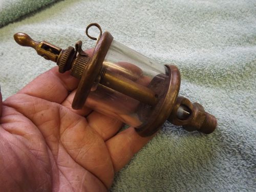 D.T. WILLIAMS VALVE CO. #2 TACOMA BRASS OILER  HITMISS STATIONARY STEAM ENGINE