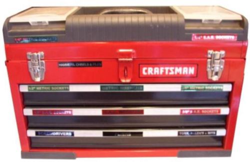 Magnetic TOOLBOX LABELS fits all Craftsman Boxes