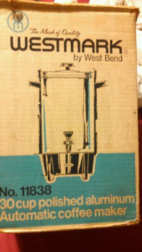 West bend 30cup coffee brewer/percolator very well built older model