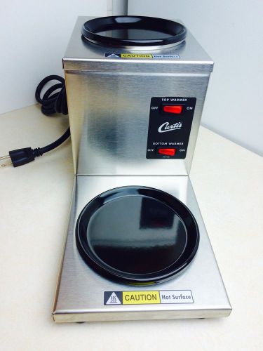 Curtis AW-2S-10 Step Up Double Coffee Pot / Carafe Warmer