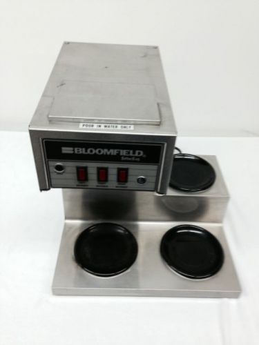 Bloomfield 8571 Pourover 3 Lower Burner Coffee Brewer Maker Machine AS-IS