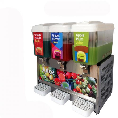 54L capacity 18LX3 Cold-Hot Juicer machine Milk tea Beverage machine 220V