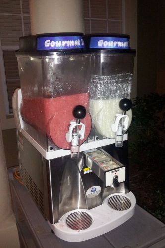 Bunn Slushie Machine Frozen Drink Granita Ice Duel Double Dispenser CDS-2