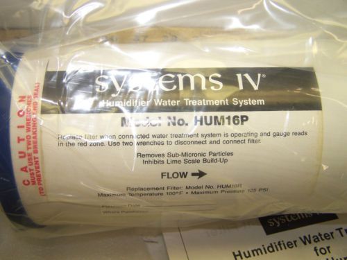 NEW SYSTEMS IV HUM16R1/4 HUMIDIFIER WATER TREATMENT FILTER