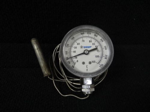 2.5&#034; dial, insinger dishwasher machine - thermometer (0-220 f) and (0-105 c) for sale