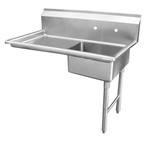 Stainless steel under counter dish table 60 right side for sale