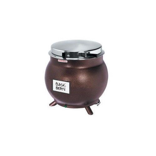 7-quart Kettle Shaped Soup Warmer - Copper - Heater - Commercial Catering Equip.
