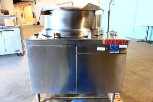 Hduty commercial vulcan power tilt direct steam 40 gallons s-steel steam kettle for sale