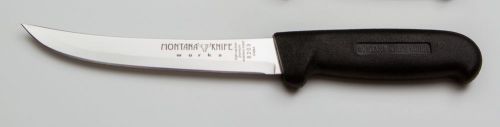 Montana Knifeworks 6&#034; Boning Knife Stiff/Curved 8203-Fibrox Handle New &amp; Sharp!
