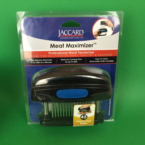Jaccard Meat Maximizer: Pro Tenderizer 45 Stainless Steel Blades New + Sealed