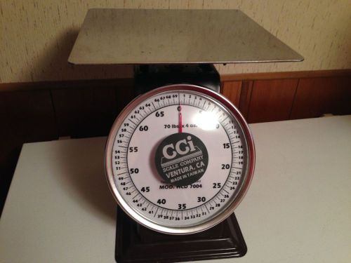 CCi 70lb commercial dial face scale (model: HCB7004)