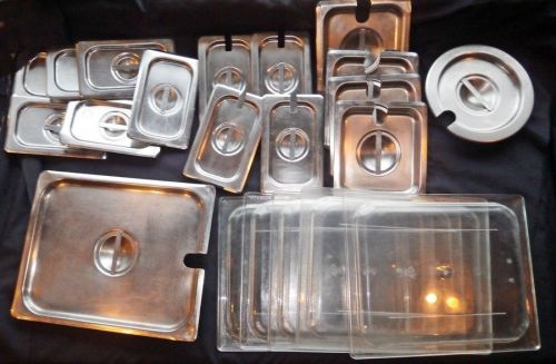 Steam Table/Deli Sandwich Unit  Pan Covers/Lids, etc