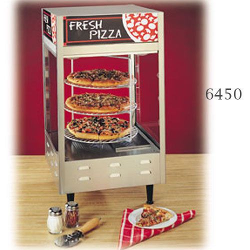 Nemco 6452 Pizza Display Cabinet, Hot Food, 4 Tier Circle Rack, 18&#034; Diameter, wi