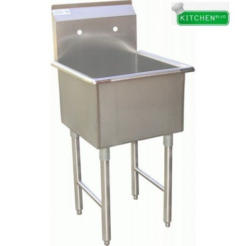 1 Compartment Prep Sink 15&#034; x 15&#034; Stainless Steel NSF