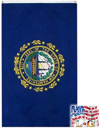 2x3 New Hampshire State Flag US USA American Flags NIP