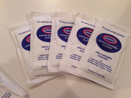 5 packets Urnex Coffee Equipment Cleaner