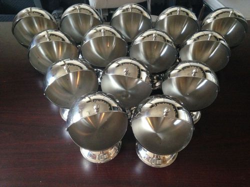 winco.  Silver sugar caddy stands lot 14 restaurant food service table dining