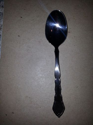Oneida 2599splf soup spoon, 7&#034;, oval bowl, 18/8 stainless steel, santique 36 3dz for sale