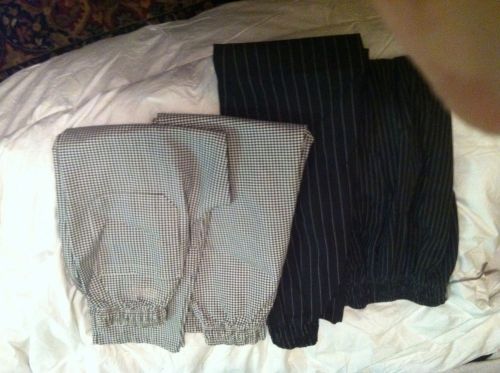 Chef Pants Lot Of 4 Size Small