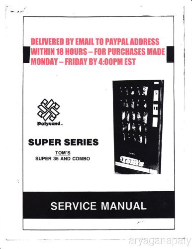 Polyvend Super Series Tom&#039;s Super 35 and Combo (18 Pages) PDF sent by email