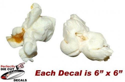 POPCORN KERNAL Decals for Popcorn Cart or Concession Trailer Each Decal is 6&#034;x6&#034;