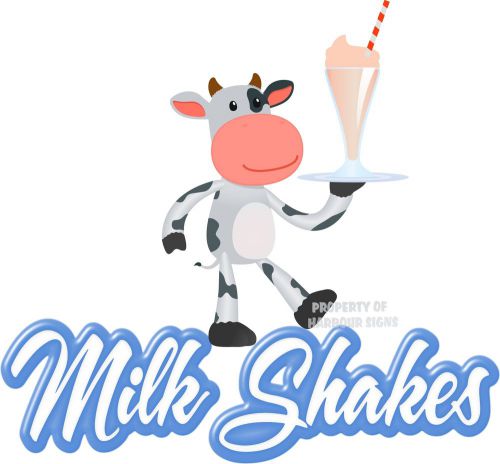 Milk Shakes Decal 24&#034; Milkshakes Restaurant Cafe Menu Concession Food Truck