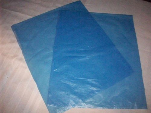 Qty 100 12 x15 Plastic Merchandise Bags Blue (Powder Blue) Retail Wholesale