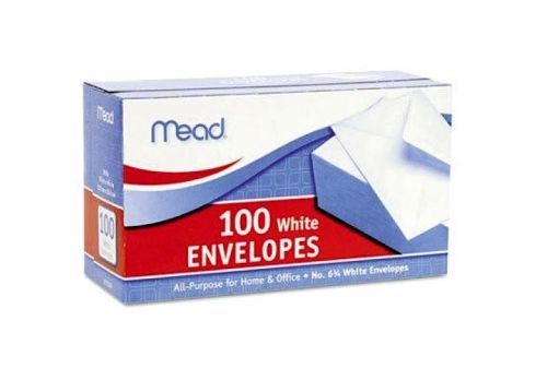 Envelopes box of 100 Ct. Mead #6 3/4 white Mailing