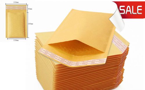 20PCS Kraft Bubble Envelopes Padded Mailer Shipping 150x180mm packaging material