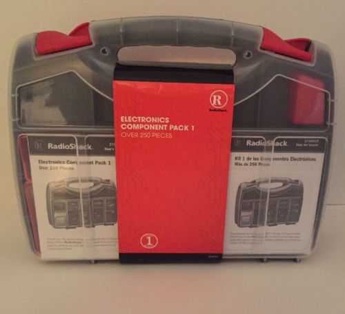 Radioshack new r s electronics components pack 1 kit 1 250 pieces sealed $80reta for sale