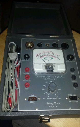 Accurate Instrument Co Model 161 Utility Tester