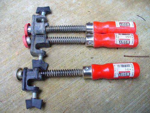 New bessey kt5-1cp / kt5 -1ac single spindle edge clamps (3) for sale