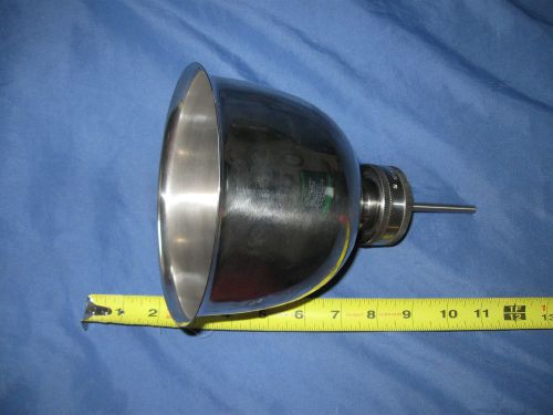 Gelman instrument   6 inch stainless Funnel steel 3/16 outlet