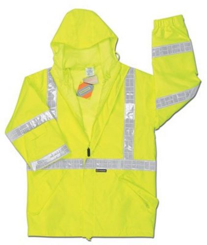 River City #598RJX Size 3 X Rainwear Hi-Viz Lime Luminator Jacket